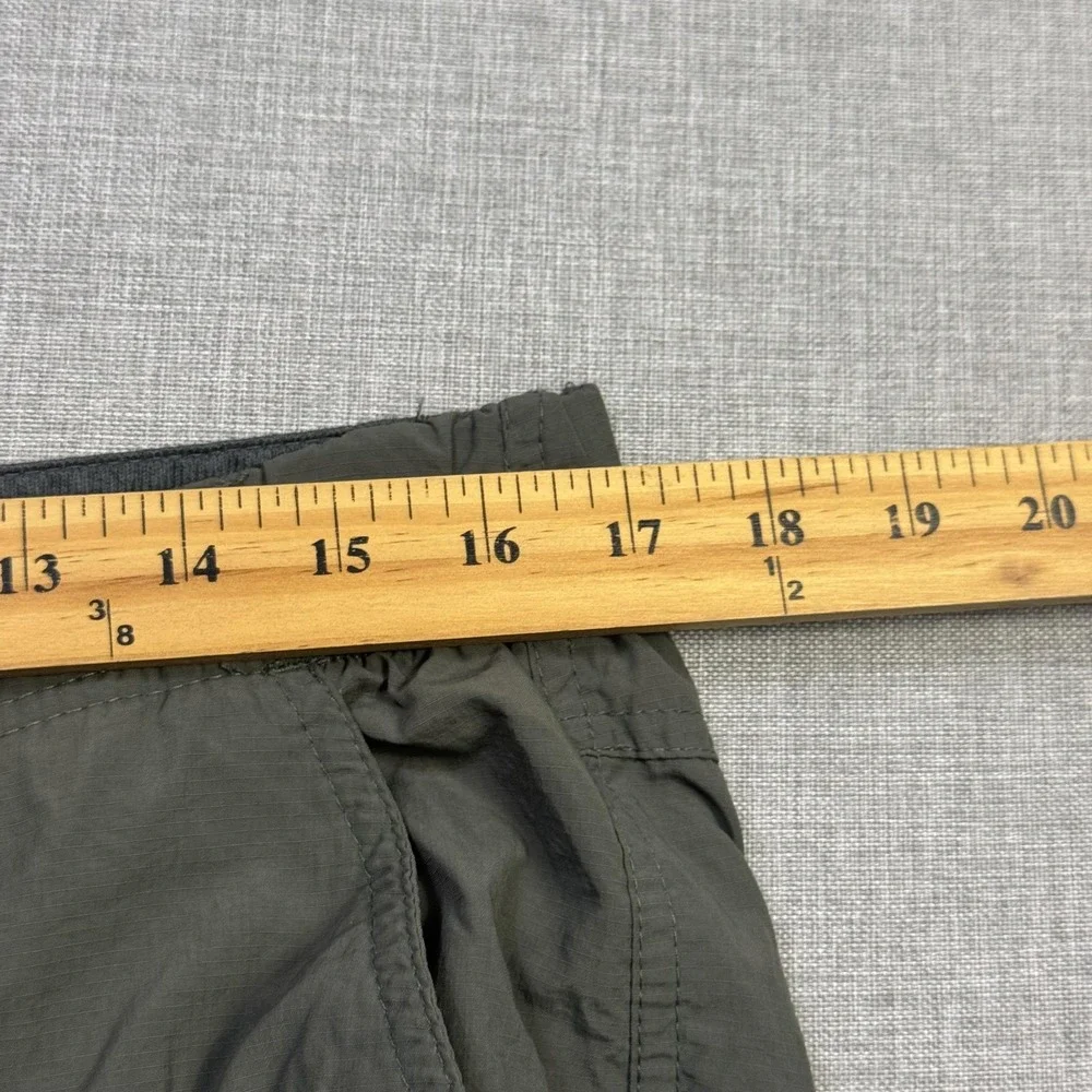 Columbia Convertible Cargo Pants Mens 34x32 Green Omni-Shade Light Quick Dry